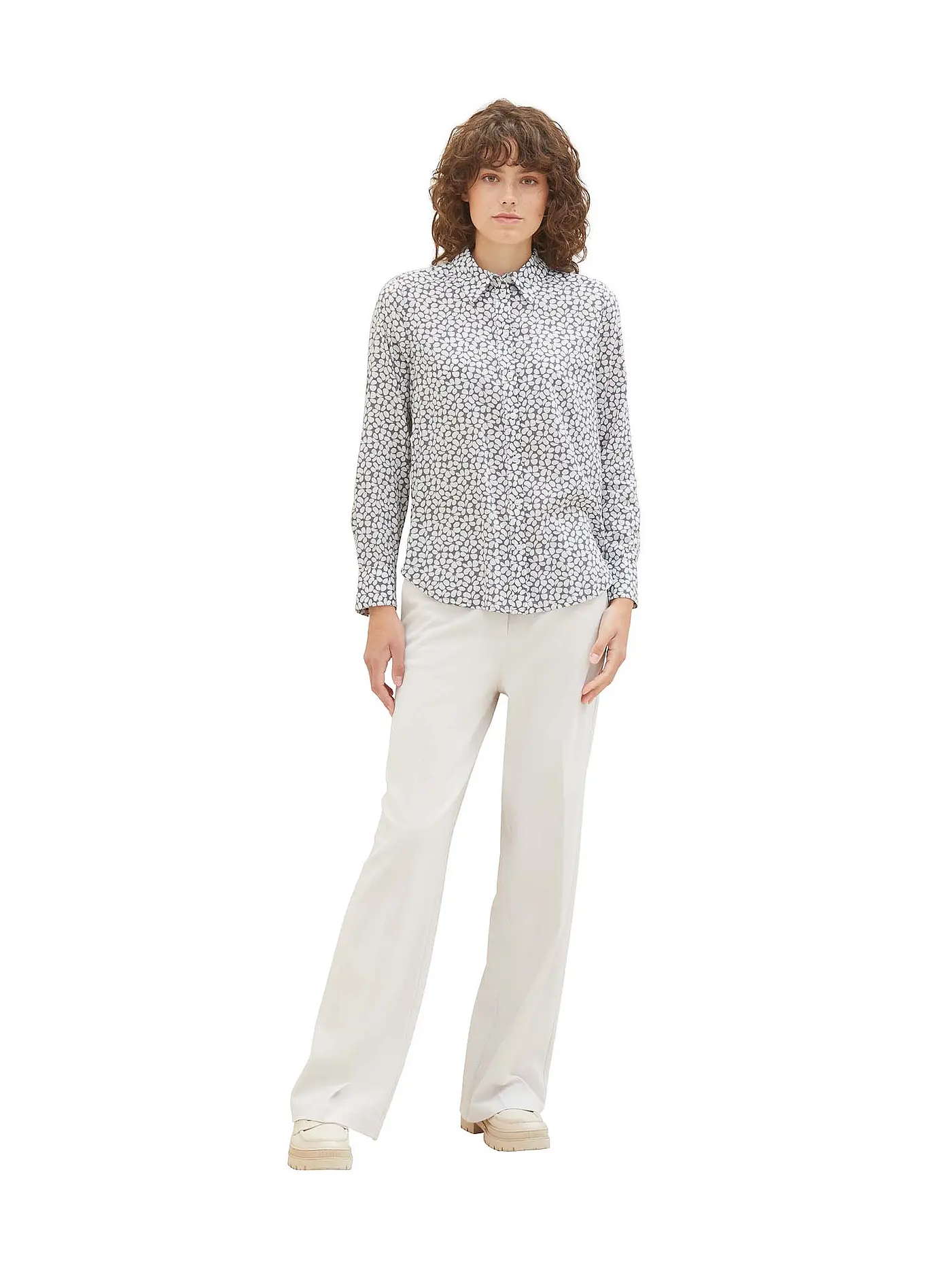 TOM TAILOR | Bluse | grau